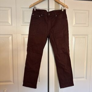 Levi’s Men's 511 Slim Burgundy Pants